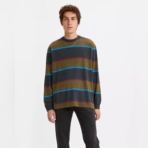 Levi's vintage inspired muted Multicolor Striped Long Sleeve Shirt casual